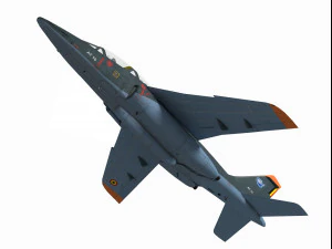 Alpha jet german version 3D Model