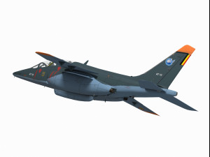 dassault-dornier alpha jet 3D Модель