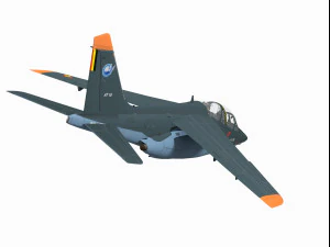 Alpha jet german version 3D Model