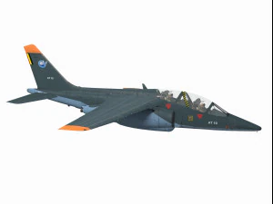 Alpha jet german version 3D Model