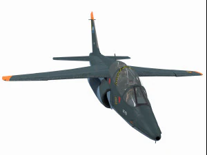 Alpha jet german version 3D Model