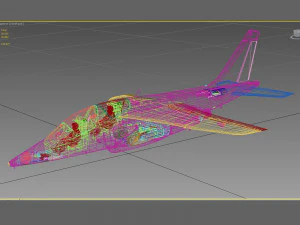 Alpha jet german version 3D Model