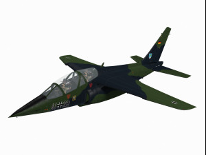 dassault-dornier alpha jet german version Modelo 3D