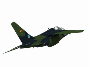 dassault-dornier alpha jet german version 3D Model