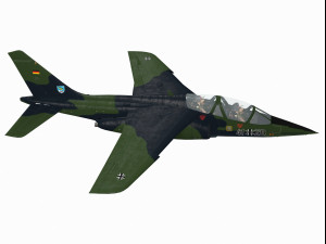 dassault-dornier alpha jet german version Modelo 3D