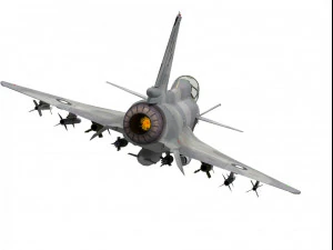 vers&atilde;o vigorosa de dois lugares do drag&atilde;o de chengdu j-10 do Paquist&atilde;o Modelo 3D