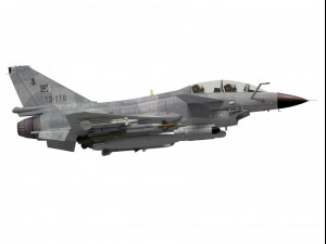chengdu j-10 s vigorous dragon two seater version from pakistan 3Dモデル
