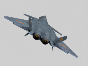 chengdu j-20 3D Model