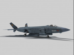 chengdu j-20 3D Model