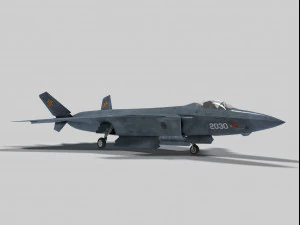 chengdu j-20 3D Model