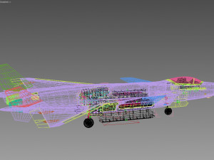 chengdu j-20 3D Model