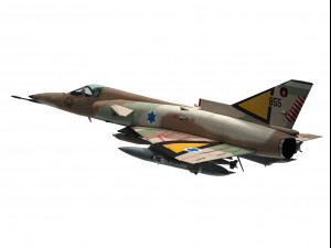iai kfir c7 Modelo 3D