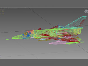 iai kfir c7 Modelo 3D