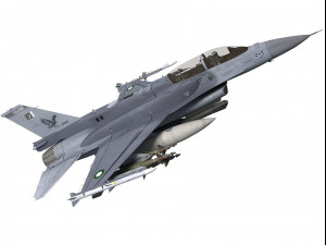 general dynamics f-16 fighting falcon block 52 pakistan scheme two seater Modelo 3D