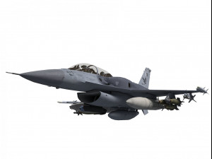 general dynamics f-16 fighting falcon block 52 pakistan scheme two seater Modelo 3D