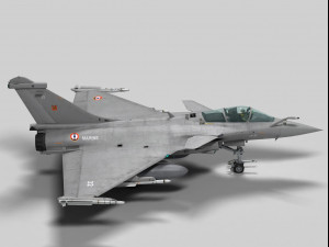dassault rafale m 3D Model
