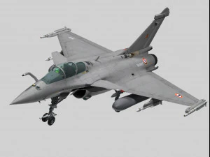 dassault rafale m 3D Model
