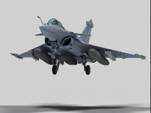 dassault rafale c greek scheme 3D Модель