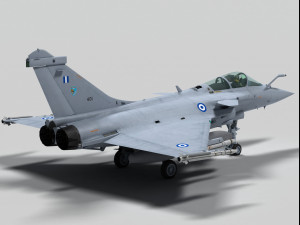 dassault rafale c greek scheme 3D Модель