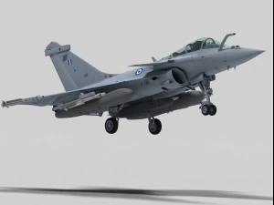 dassault rafale c greek scheme 3D Model