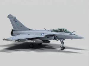 dassault rafale c greek scheme 3D Model