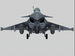 dassault rafale c greek scheme 3D Модель
