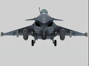 dassault rafale c greek scheme 3D Model