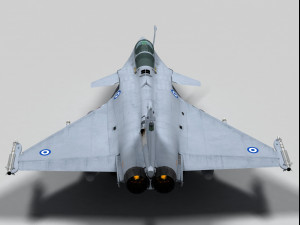 dassault rafale c greek scheme 3D Модель