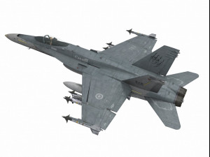 mcdonnell douglas f-a-18 c hornet 3D Модель