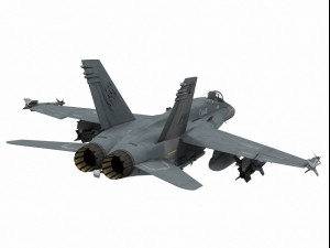 mcdonnell douglas f-a-18 c hornet 3D Модель