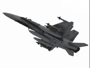 mcdonnell douglas f-a-18 c hornet 3D Модель
