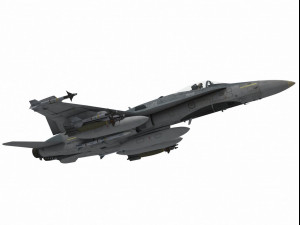 mcdonnell douglas f-a-18 c hornet 3D Модель