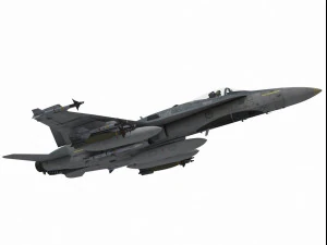 mcdonnell douglas f-a-18 c hornet 3D Model