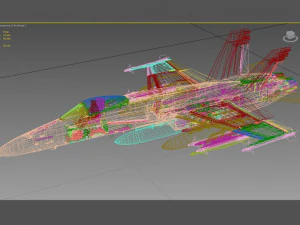 mcdonnell douglas f-a-18 c hornet 3D Model
