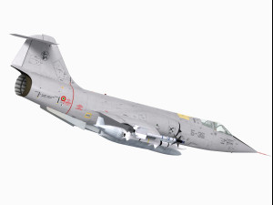 aeritalia f-104s starfighter 3D Model