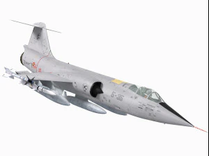 aeritalia f-104s yıldız savaş&ccedil;ısı 3D Model