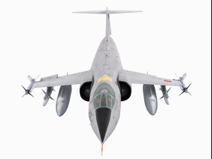 aeritalia f-104s starfighter 3D Model