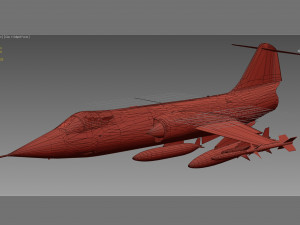 aeritalia f-104s starfighter 3D Model