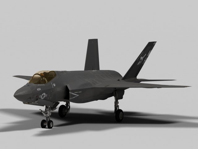 lockheed martin f-35 c lightning ii Modèle 3D .c4d .max .obj .3ds .fbx .stl .blend 