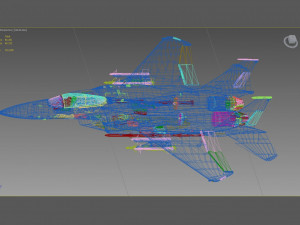 mcdonnell douglas f-15 c eagle 3D Модель