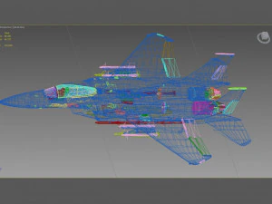 mcdonnell douglas f-15 c eagle 3D Model
