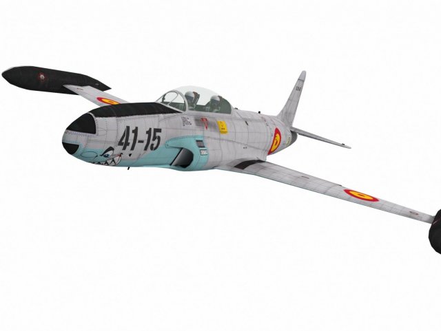 lockheed t-33 Modello 3D .c4d .max .obj .3ds .fbx .stl .blend 