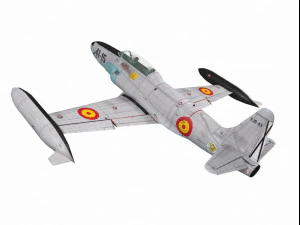 洛克希德T-33 3D 模型