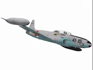 洛克希德T-33 3D 模型