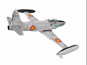 lockheed t-33 Modello 3D