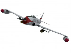 Lockheed P-80 Shooting Star 3D Modell
