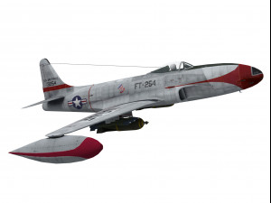 lockheed p-80 shooting star 3D 模型