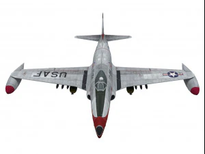 lockheed p-80 estrella fugaz Modelo 3D