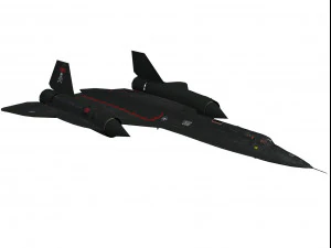 Lockheed SR-71 Blackbird Model 3D