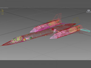 lockheed sr-71 blackbird Model 3D